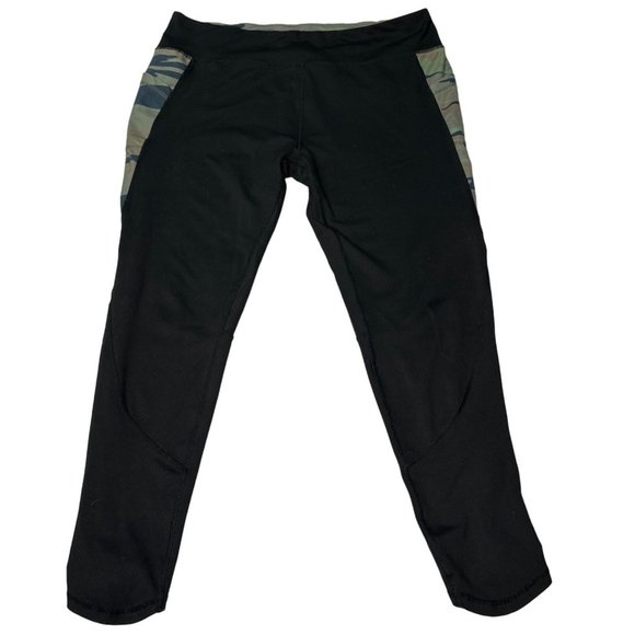 Love Charm Sport Workout Bottom Womens XL Camo Large Side Pockets Zipper Bottoms - Picture 2 of 13